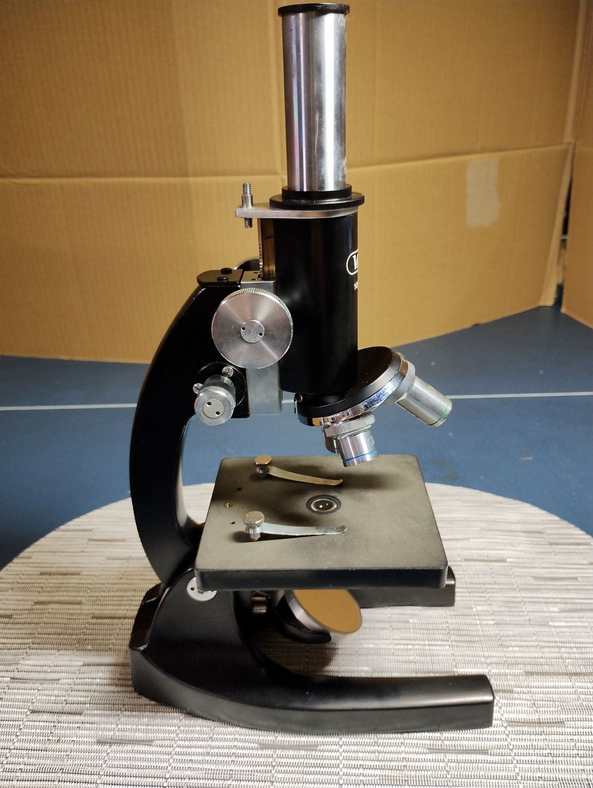 顕微鏡セット。MICROSCOPE ASA 顕微鏡 レア物LEDプランレンズ