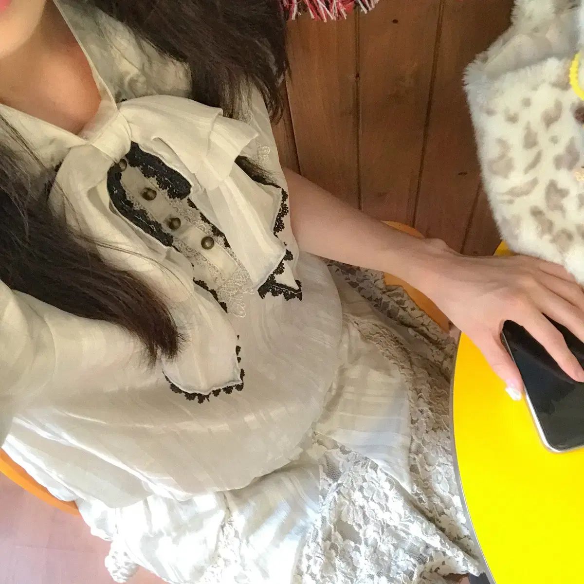 ヴィンテージ アクシーズファム リボン レース ONE PIECE 姫ギャル ロギャル ラテ フェアリー 必須アイテム