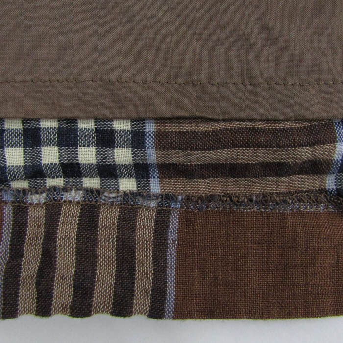 マドモアゼルノンノン ワンピース トップス ノースリーブ チェック柄