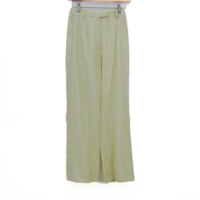 ルネ ワイドパンツ ボトムス スラックス ウール レディース 34サイズ クリーム Rene