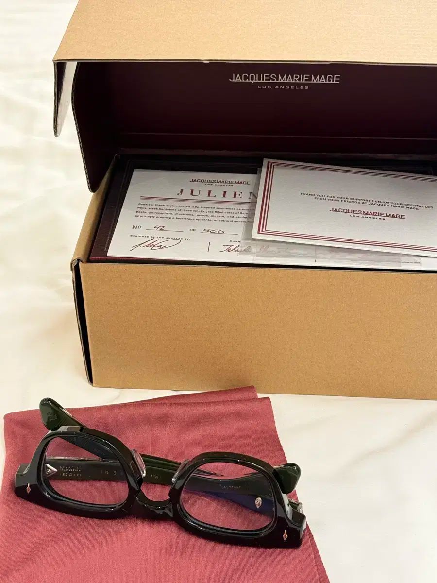 ジャックマリーマージュ メガネ ジュリアン ブラック ほぼ