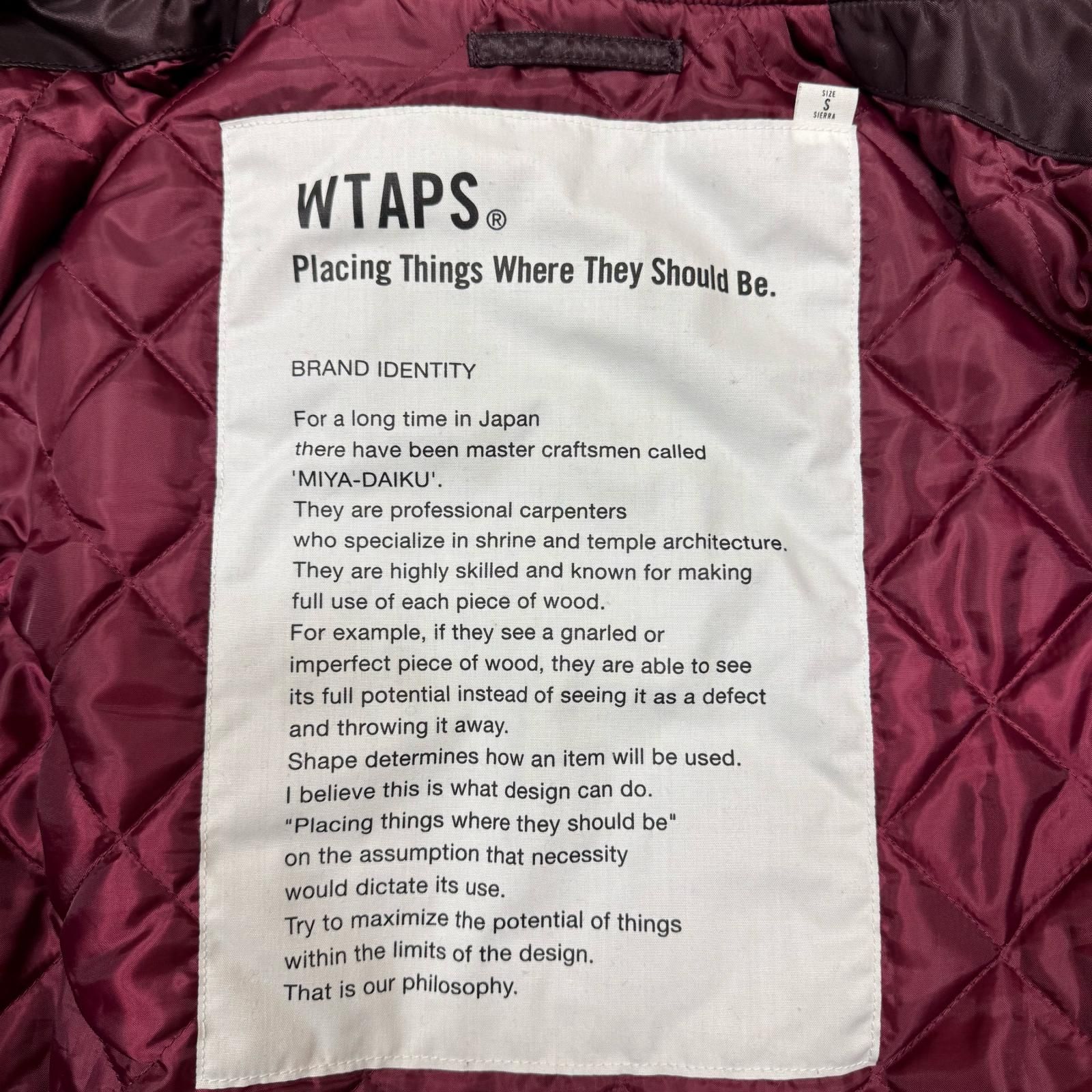 WTAPS 17SS TEAM JK/JACKET.NYLON.SATIN チームジャケット ナイロン 