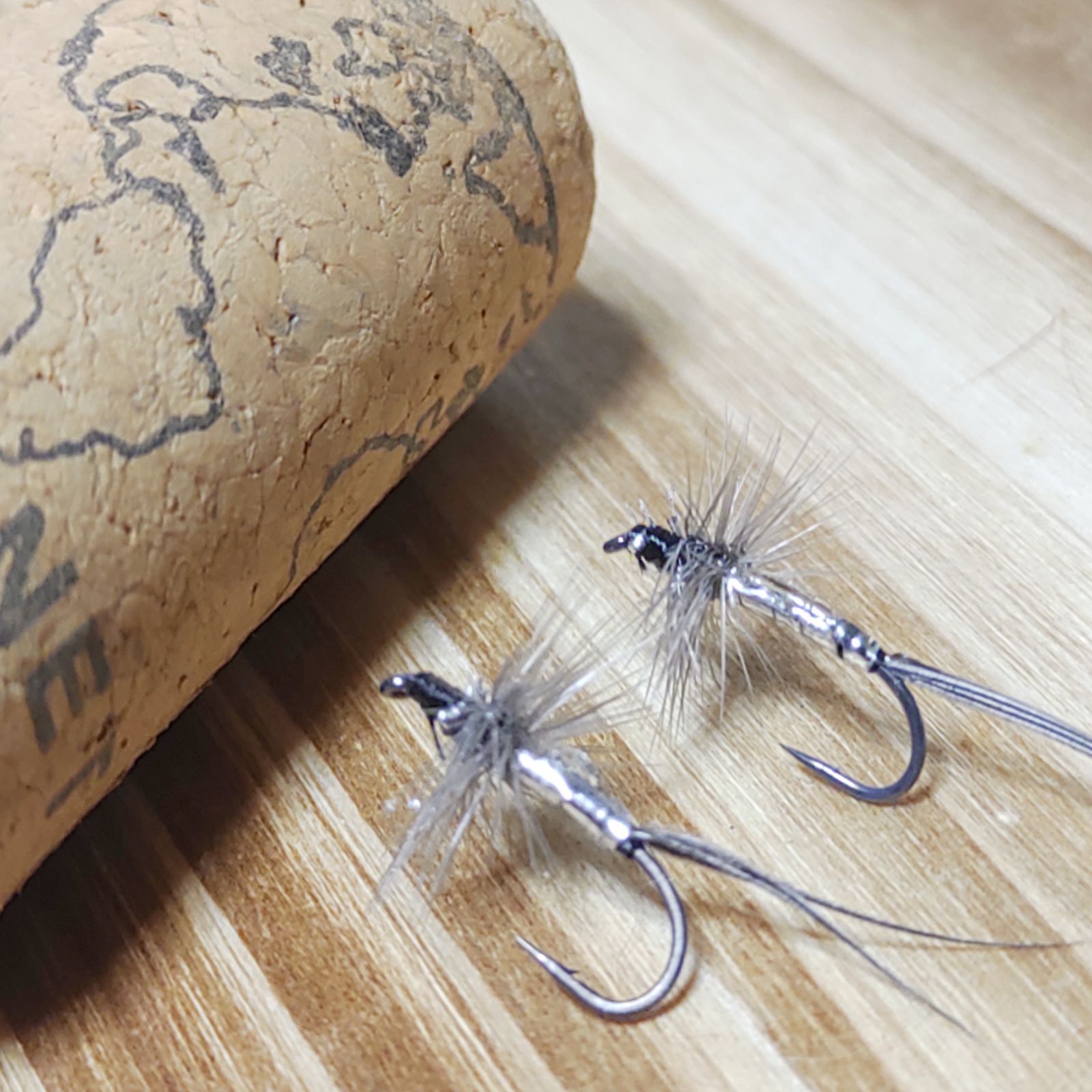 □ELK□ 普通毛鉤 黒銀 7本 完成品フライ テンカラ - メルカリ