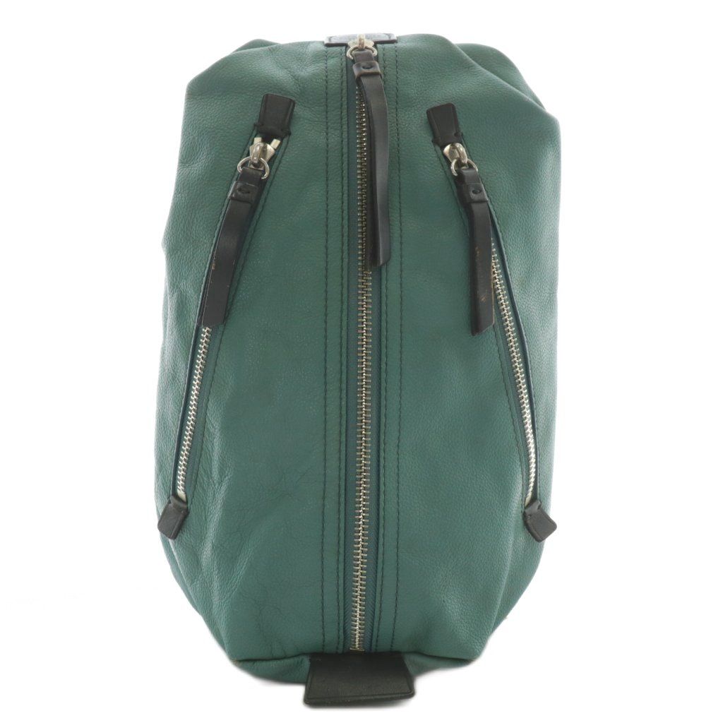 コーチ COACH トンプソン ボディバッグ ウエストバッグ レザー 青