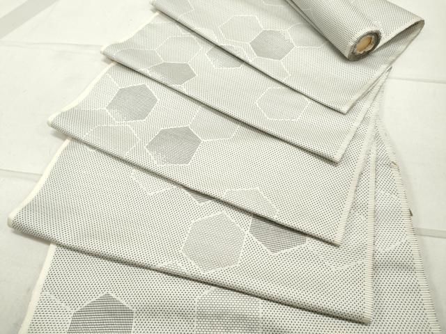 wako出品 平和屋着物▽本場大島紬 反物 着尺 亀甲文 逸品 未使用 DAAX6940zy