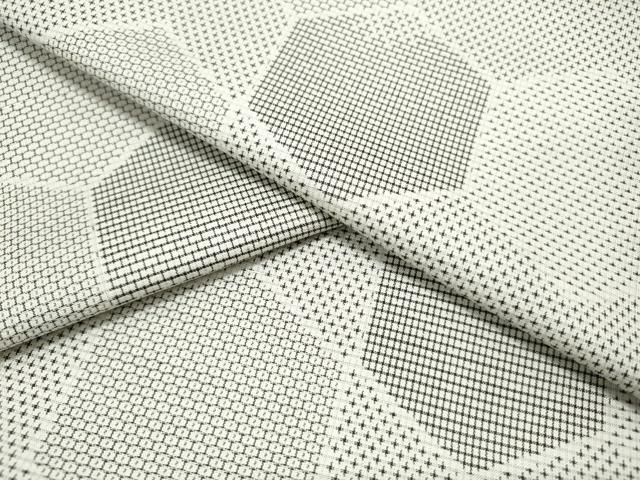 平和屋着物▽本場大島紬 反物 着尺 亀甲文 逸品 未使用 DAAX6940zy