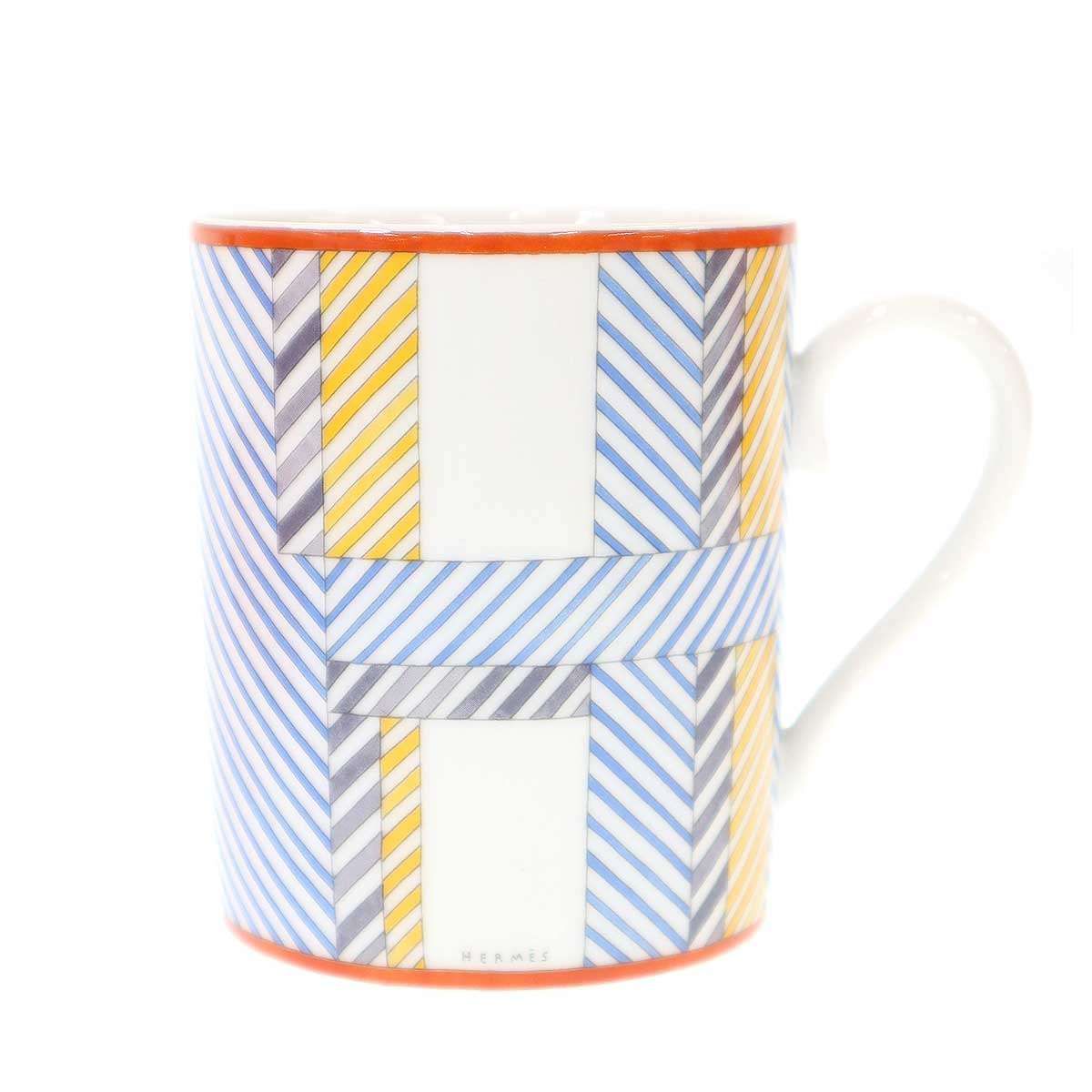 HERMES エルメス ヒドゥンH No2 マグカップ ホワイト