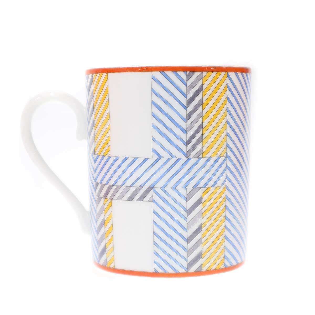 HERMES エルメス ヒドゥンH No 2 マグカップ ホワイト