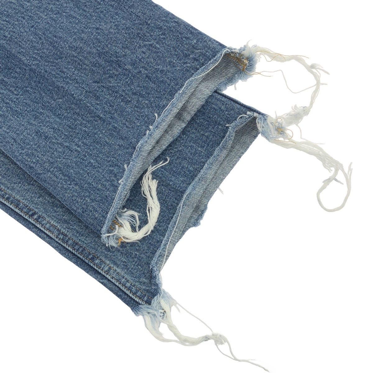 【最大80％ OFF】 INSCRIRE アンスクリア 002 Flare Denim カットオフフ デニムパンツ ID-PT30B インディゴブルー 29