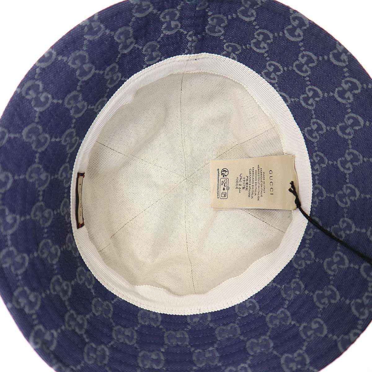 GUCCI グッチ GGジャガードコットンバケットハット 754112 4HG61