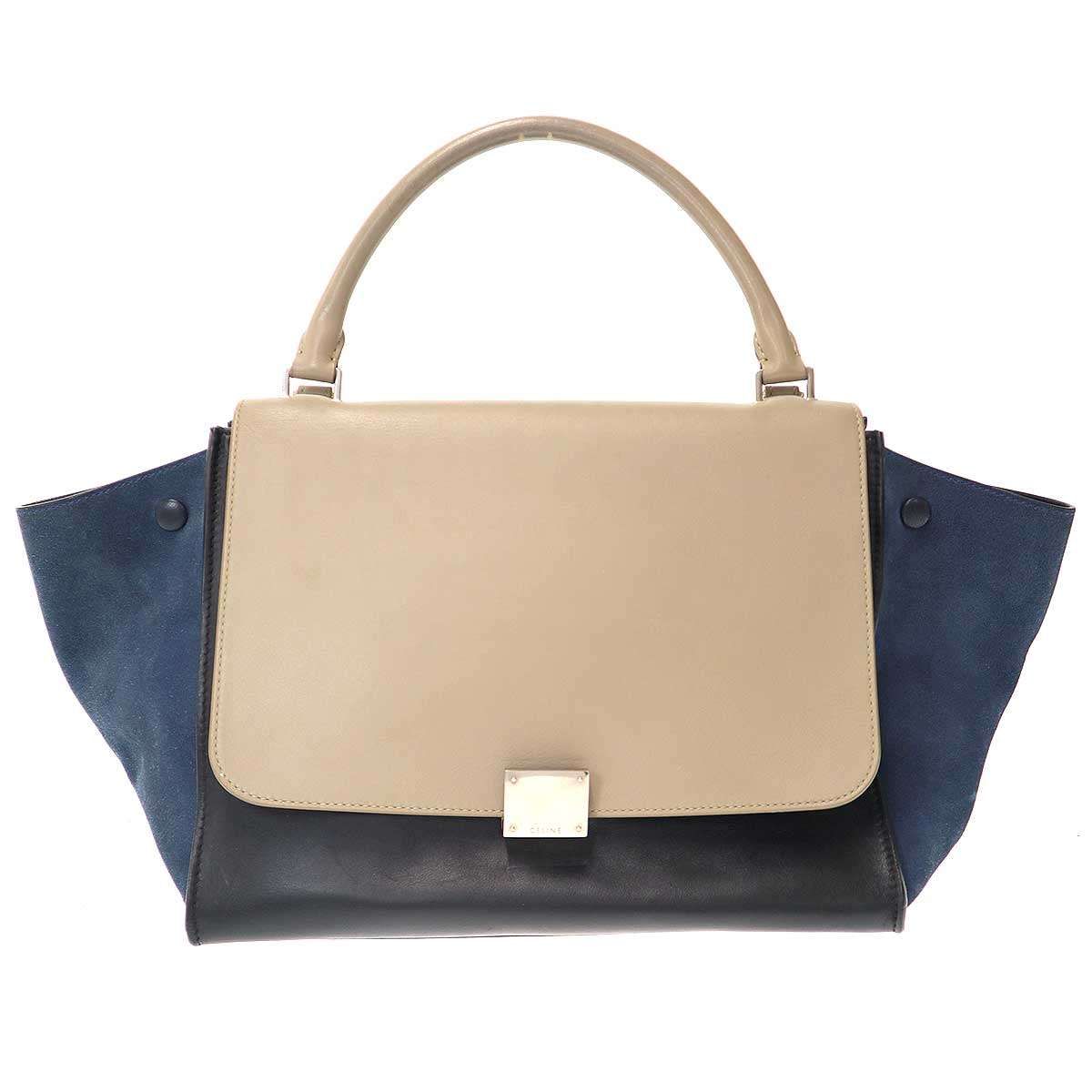CELINE by Phoebe Philo セリーヌ フィービーファイロ Trapeze Bag トラペーズ ショルダーハンドバッグ ミックス -