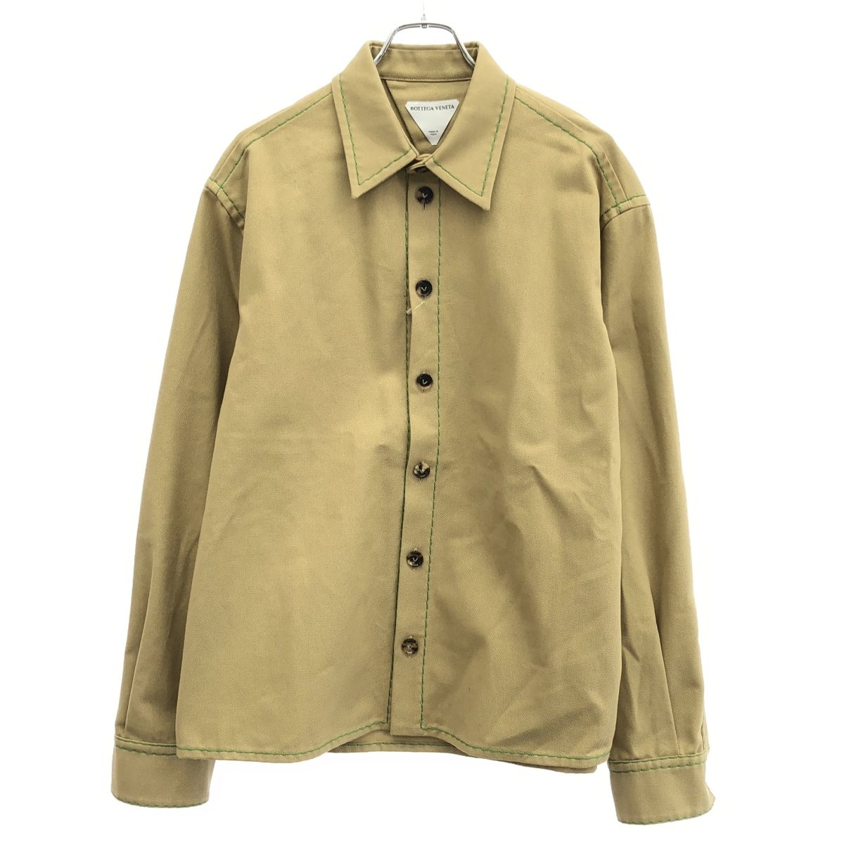 BOTTEGA VENETA ボッテガヴェネタ ステッチ長袖シャツ 687766 VF 4 T 0 ベージュ 46