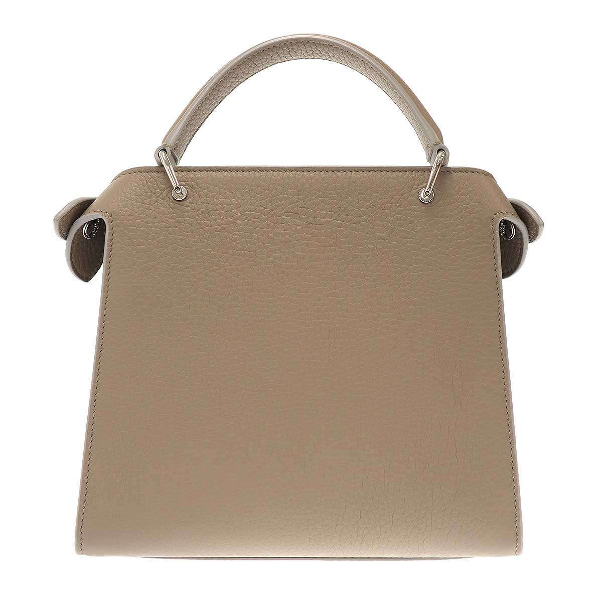 Michino Paris ミチノパリ LUTECE MINI ELEPHANT ルテスミニ レザーショルダーバッグ ベージュ系