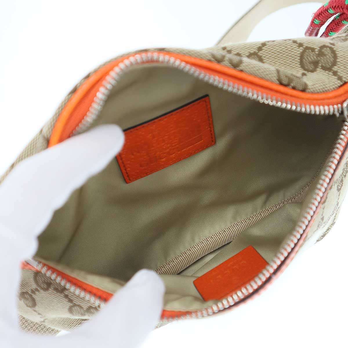 GUCCI×THE NORTH FACE グッチ ノースフェイス Belt Bag GGキャンバスウエストボディバッグ ベージュ MERCADOAVALIA_COM_BR