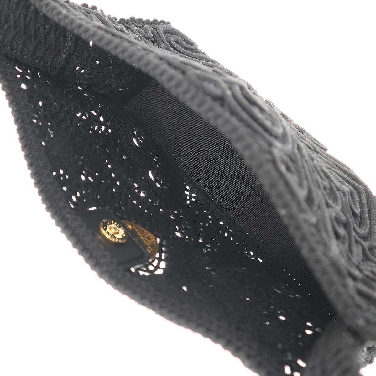 コードレスエンブロイダリーショルダーバッグ ブラック