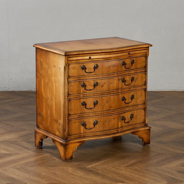 英国 クラシック 4段 チェスト 洋タンス ドロワー イチイ イギリス 木製 引き出し 収納 96678