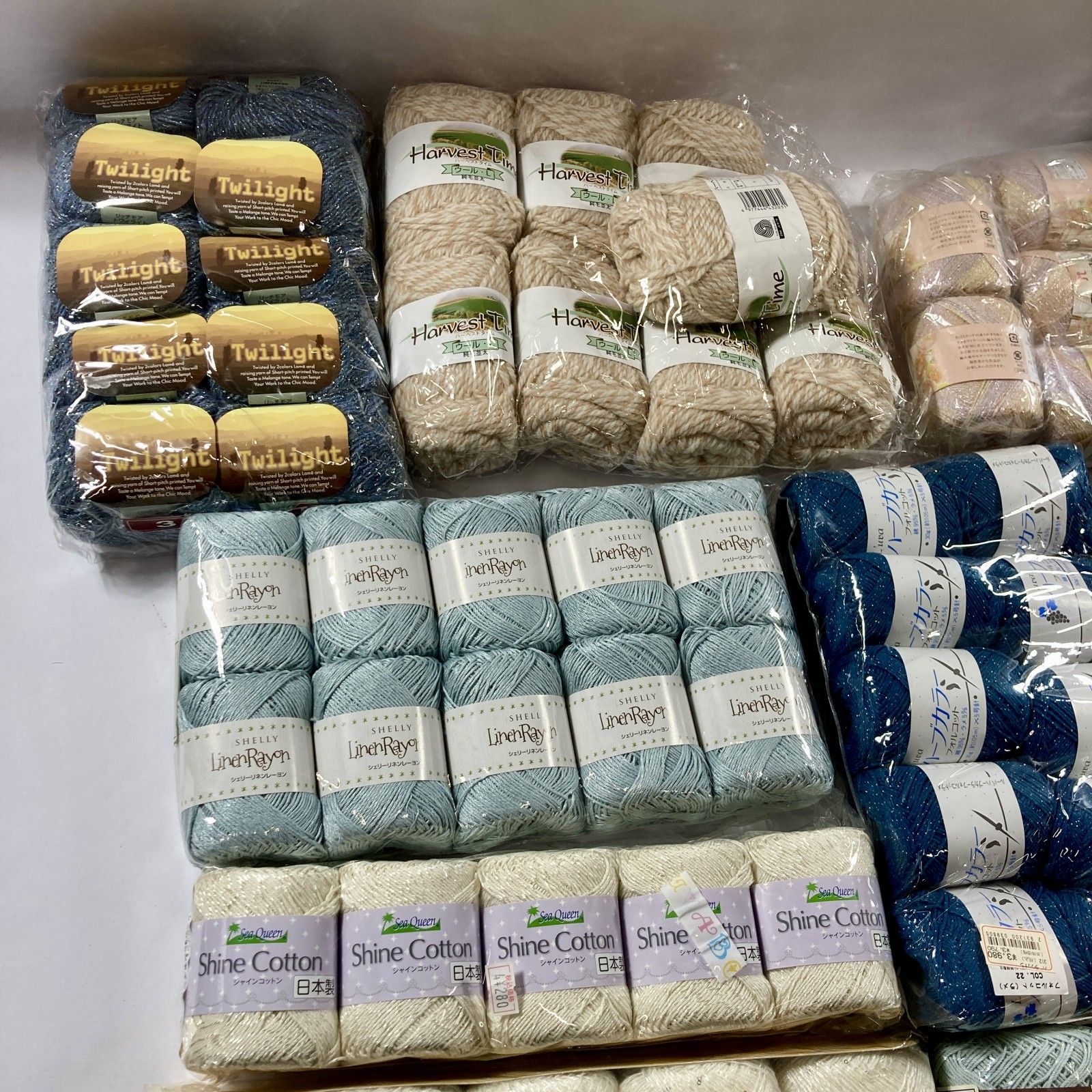  ハンドメイド 手芸用品 毛糸 150玉以上 まとめ商品 毛100％ 綿100％ 等 大量 8.8 kg 毛糸 編み物道具 毛糸