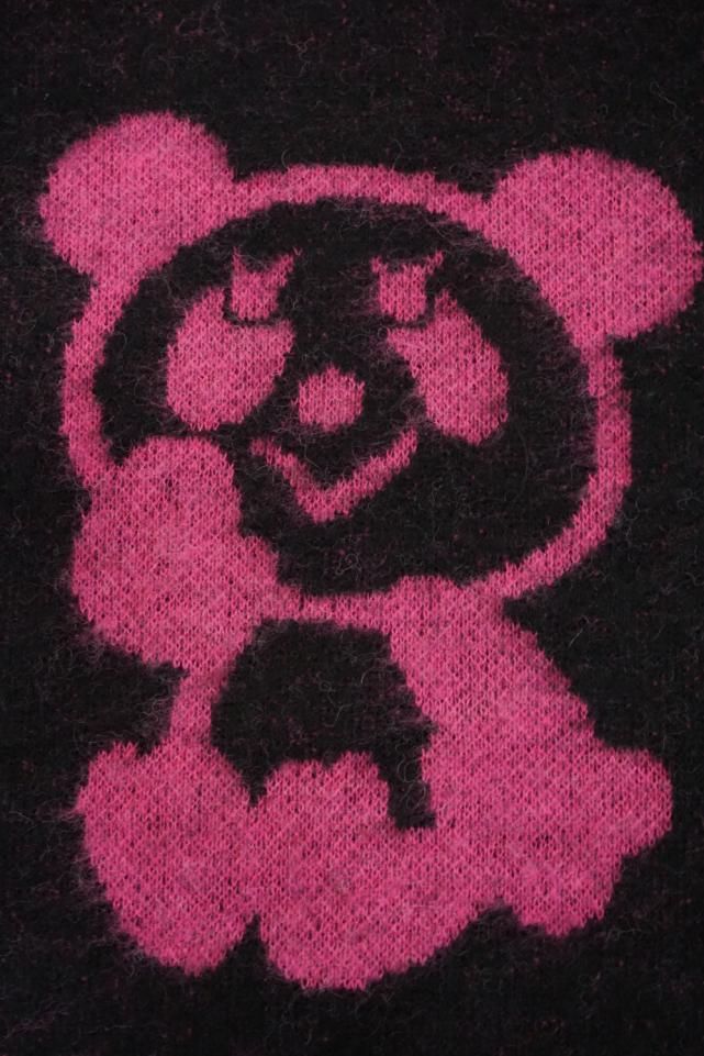  GLAMOUR ヒステリックグラマー HYSTERIC PANDAジャカード セーター BLACK レディース その他 トップス