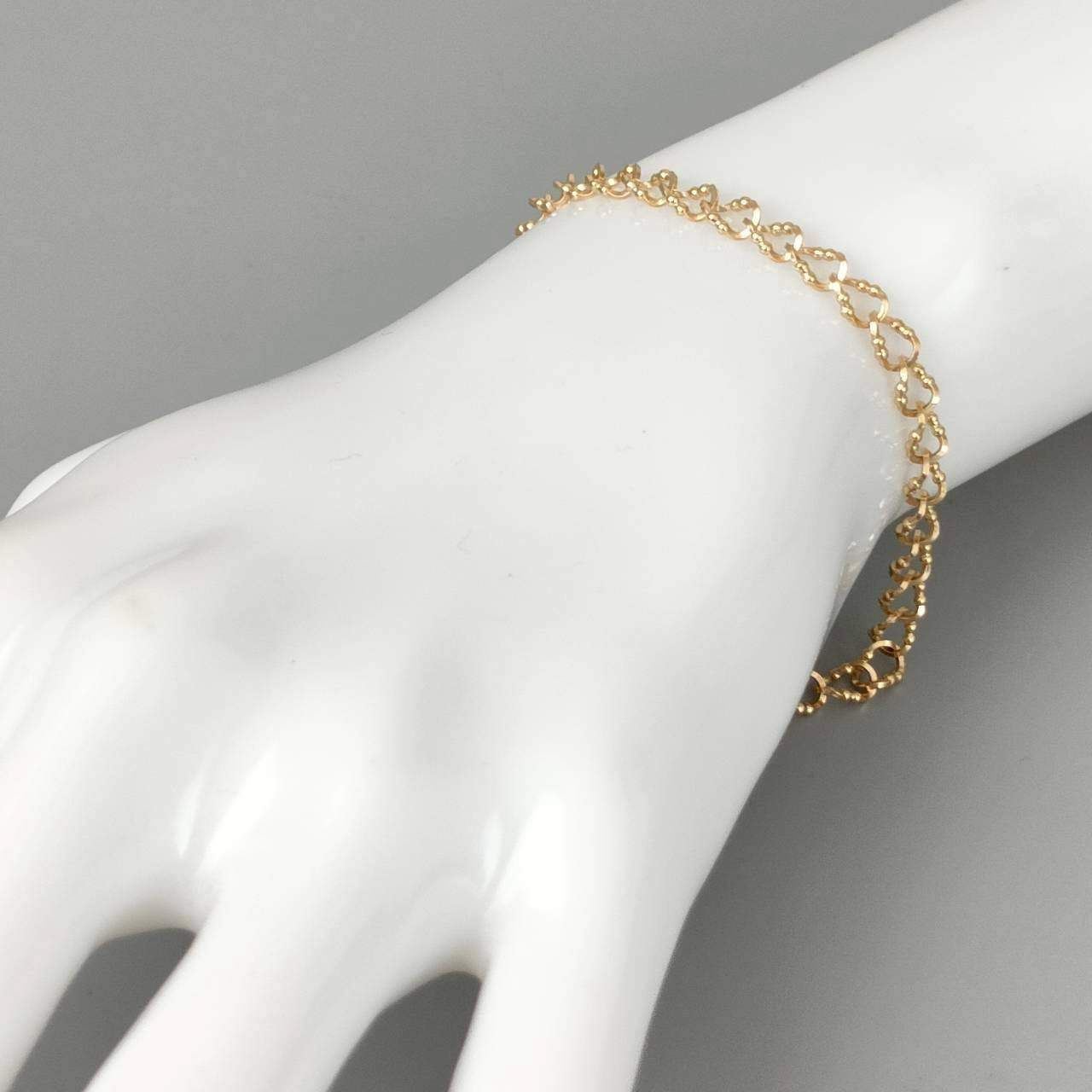 18金 K18 男女兼用 造幣局 デザインブレス 4.47g 18.5㎝ D495 - メルカリ