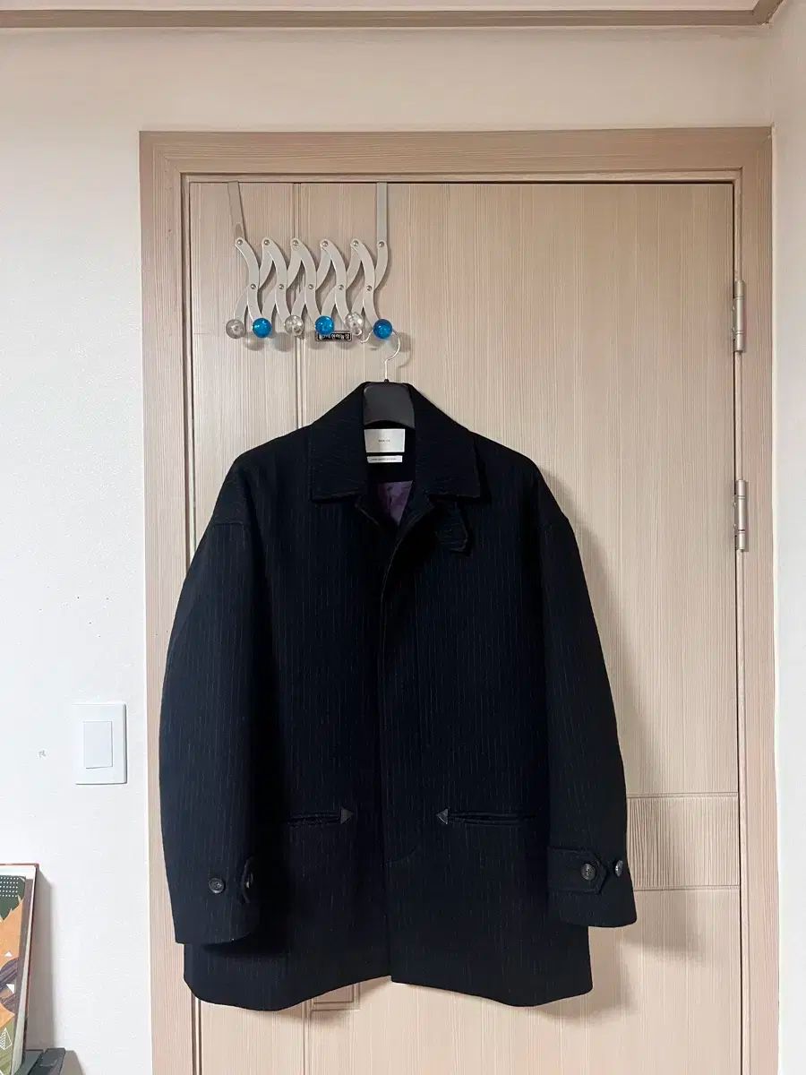 OURSELVES アワーセルブス ピンストライプ mac coat サイズ1