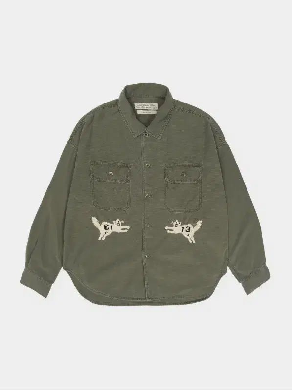 レミレリーフ Remi Relief ワイドミリタリーシャツ XLサイズ