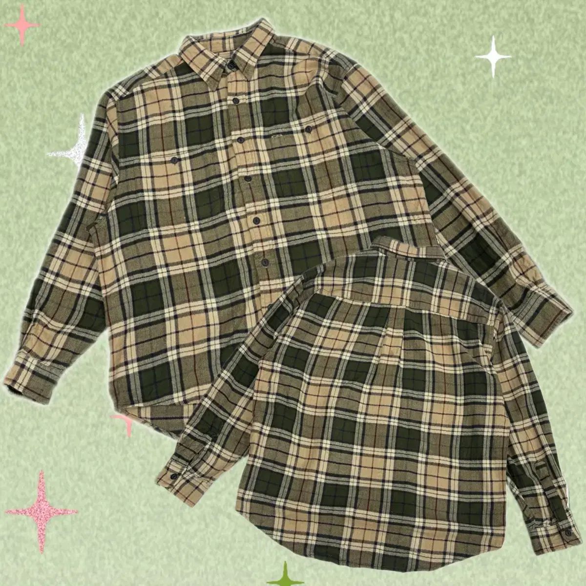 ウールリッチ オーバーサイズ matcha Y 2 K グランジ アメカジ CHECK メンズ コットン シャツ