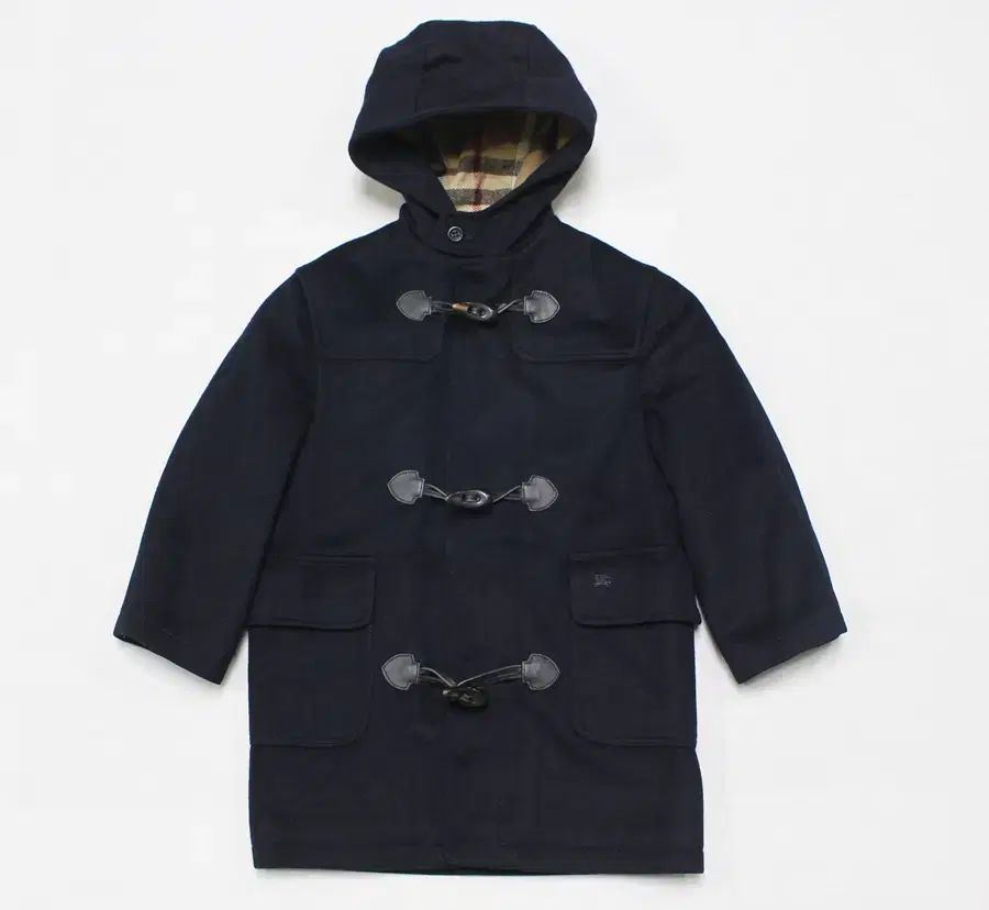 バーバリー キッズ 4 Y 身長 110 ウール 떡복이 フード コート 00