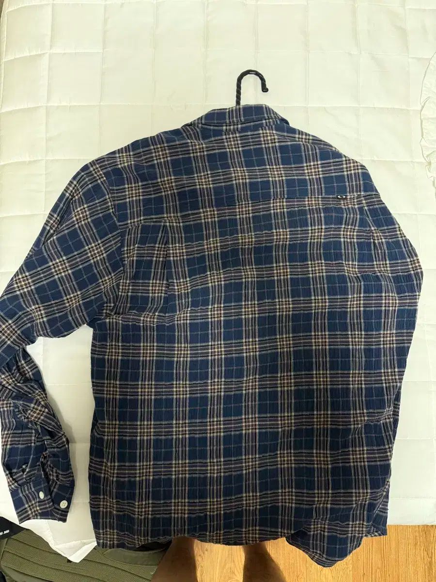 オーバーチェックシャツ BLUE