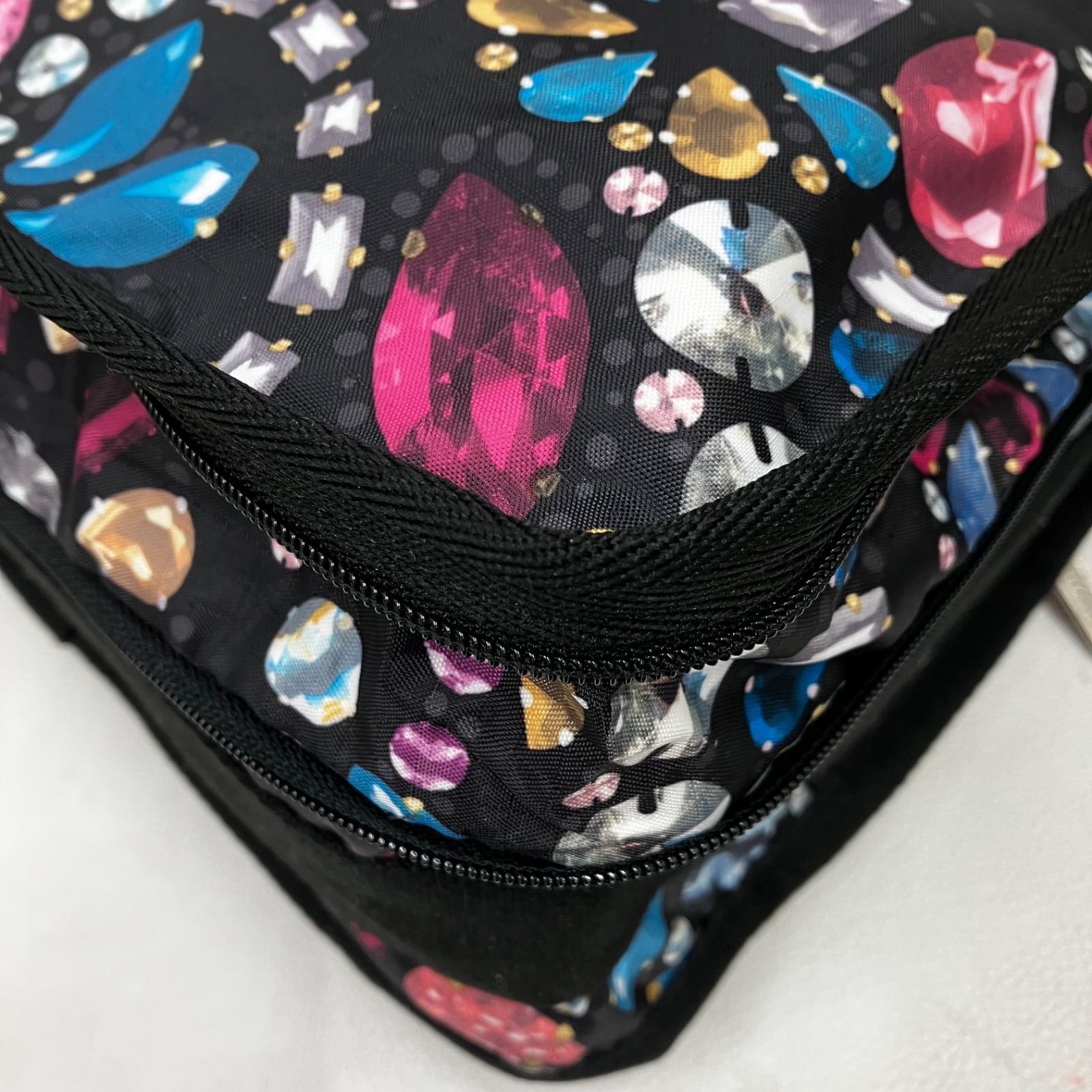 6071 LeSportsac レスポートサック タグ付き 良品 ビジュー 宝石柄 
