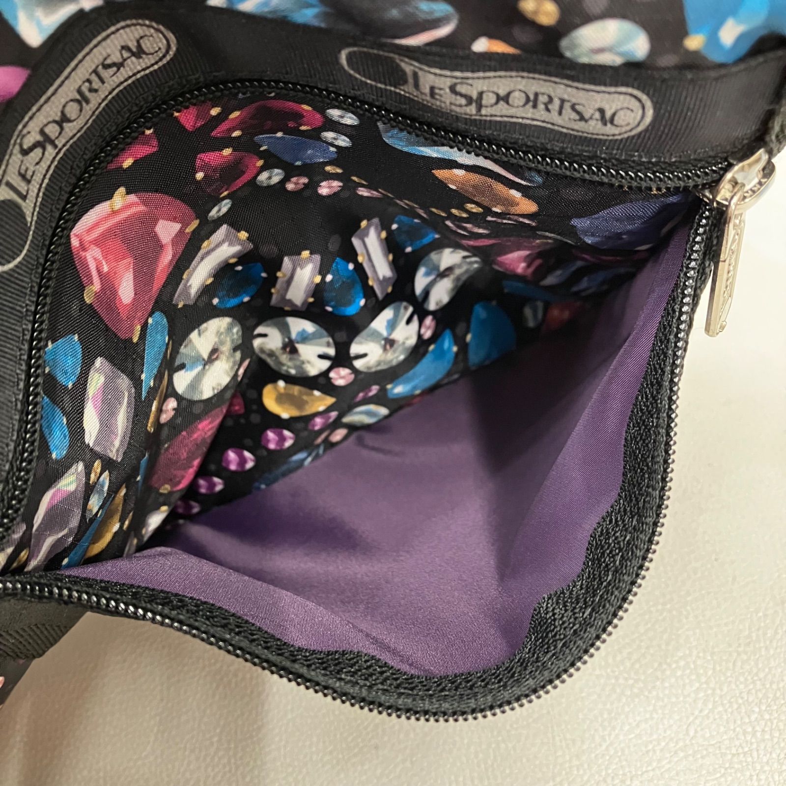 6071 LeSportsac レスポートサック タグ付き 良品 ビジュー 宝石柄