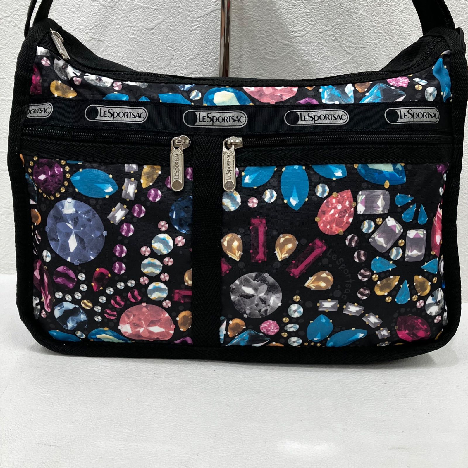 LeSportsac レスポートサック　ビジュー　宝石　立体 6071 LeSportsac レスポートサック タグ付き 良品 ビジュー 宝石柄