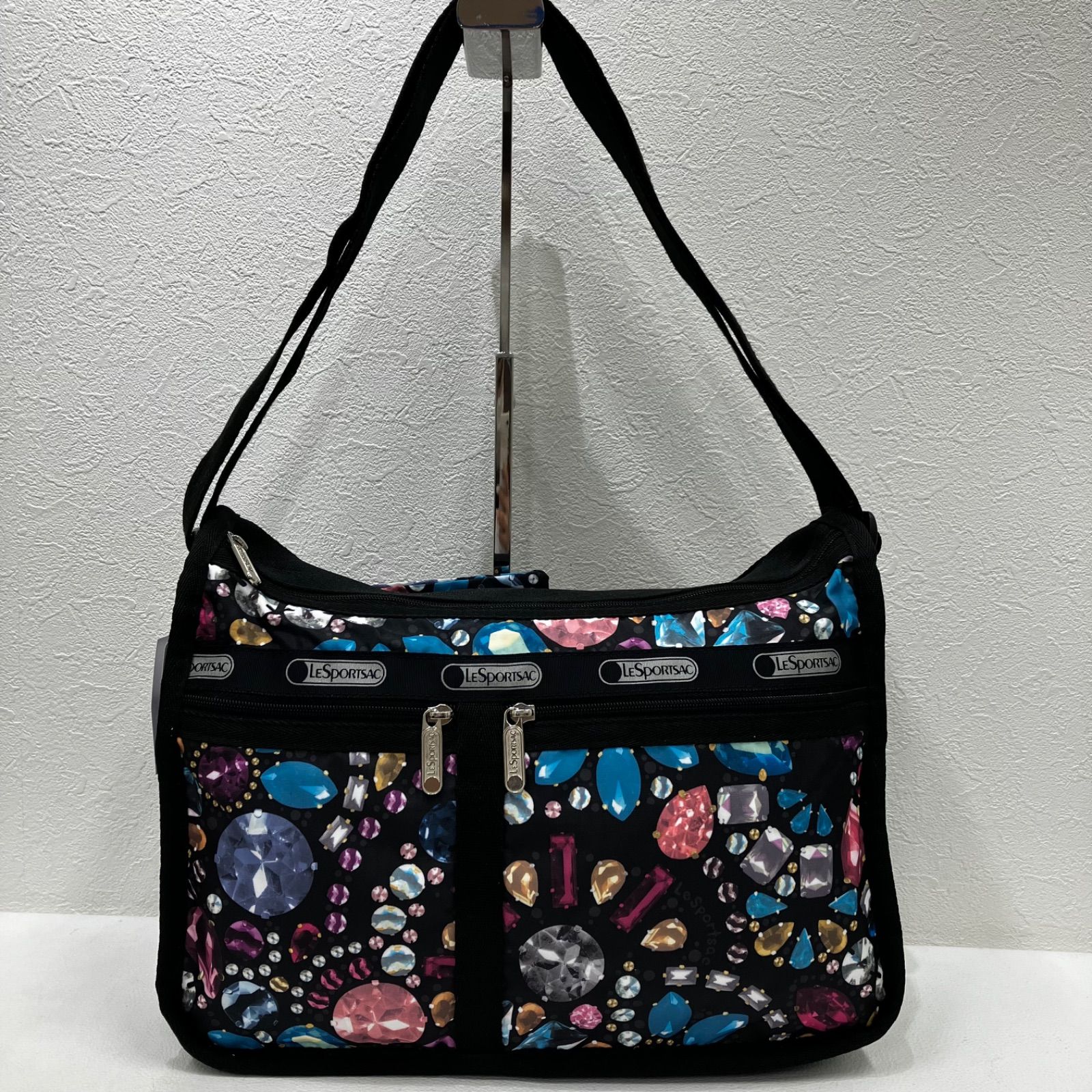 6071 LeSportsac レスポートサック タグ付き 良品 ビジュー 宝石柄