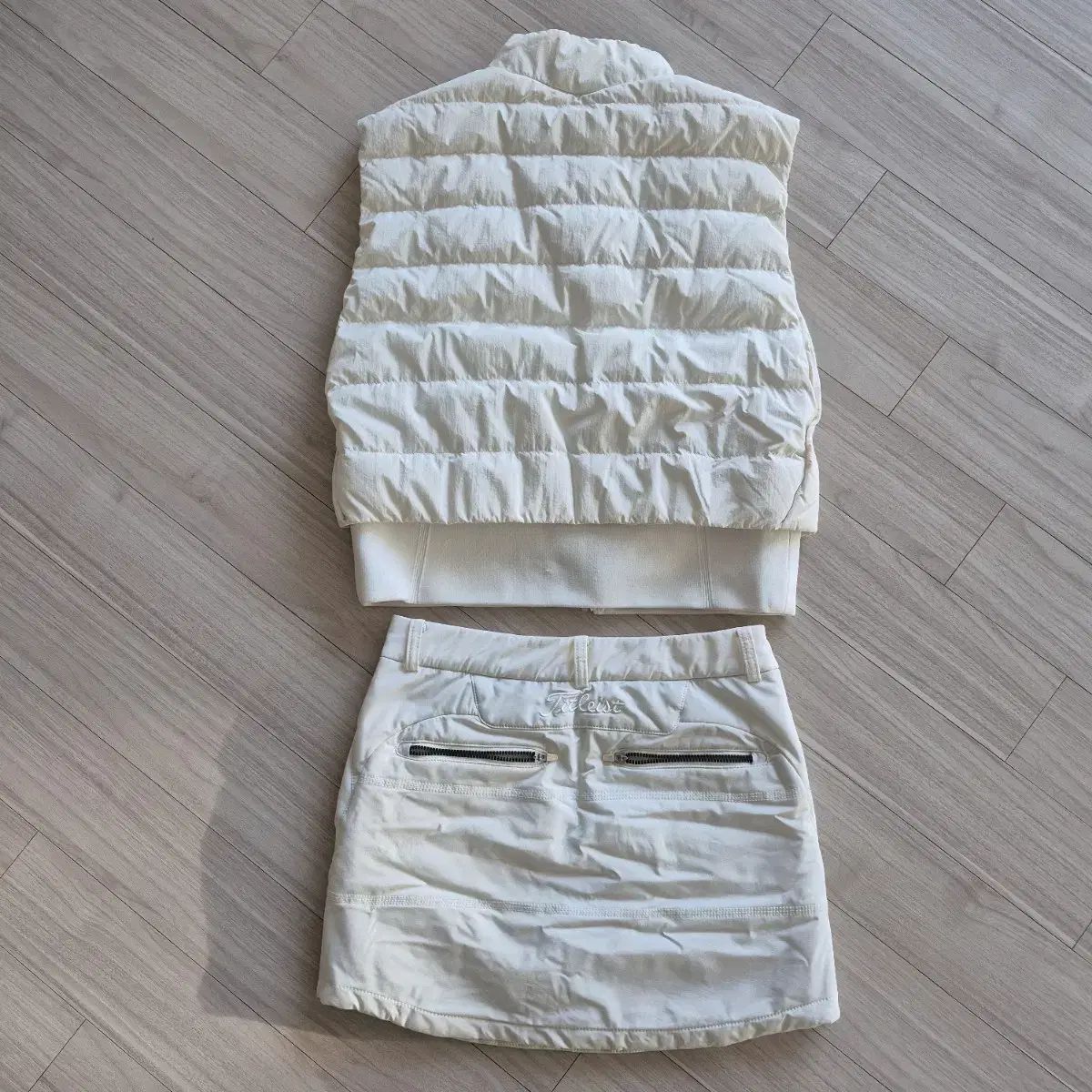 Titleist タイトリスト レディース ゴルフ ダウン ベスト スカート セット