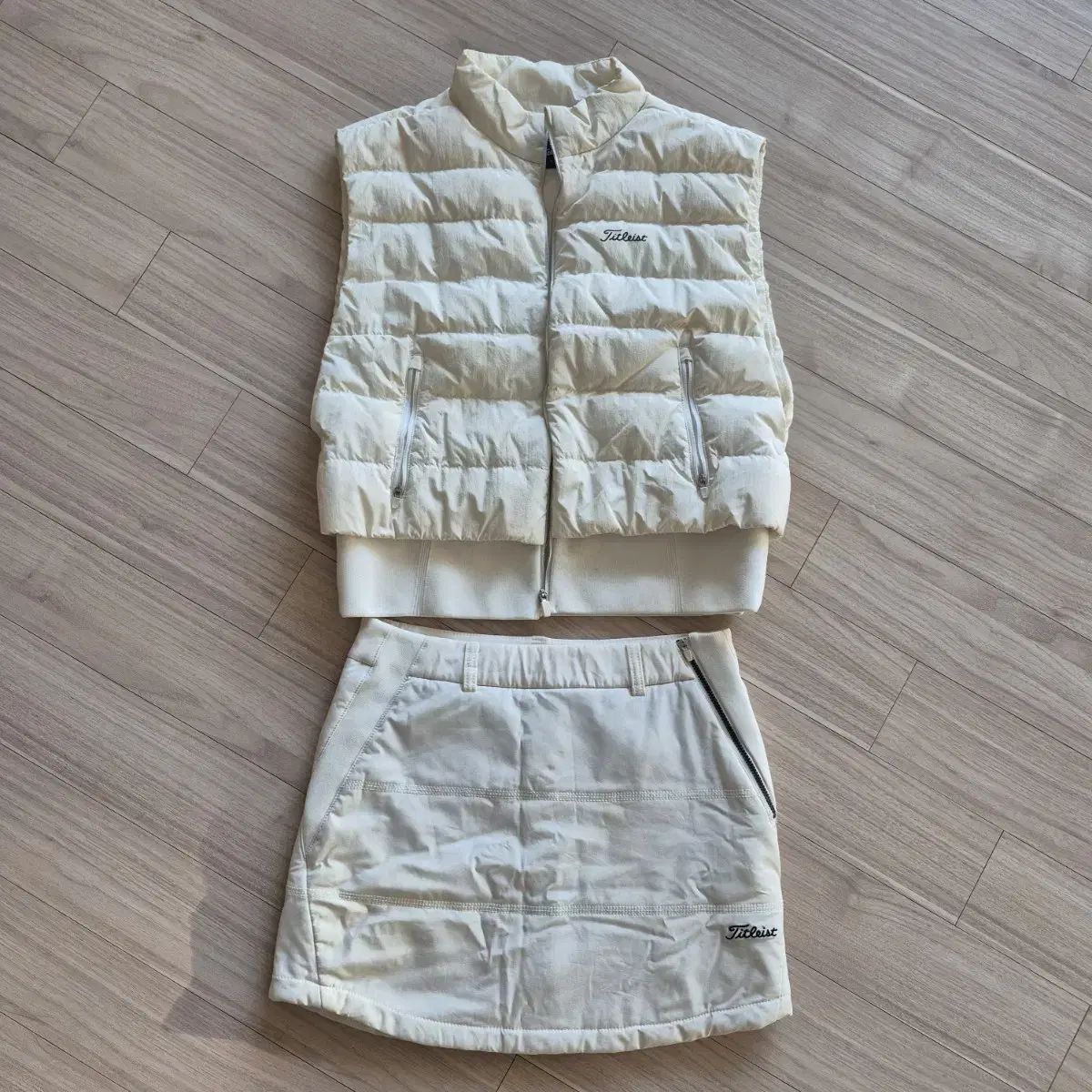 Titleist タイトリスト レディース ゴルフ ダウン ベスト スカート セット