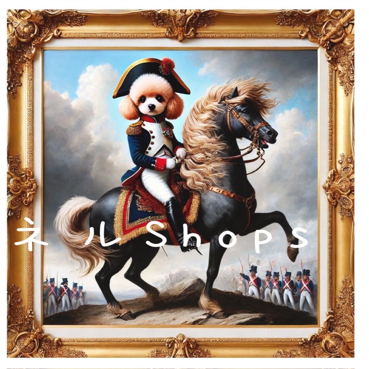 革命家わんこのパネル生地