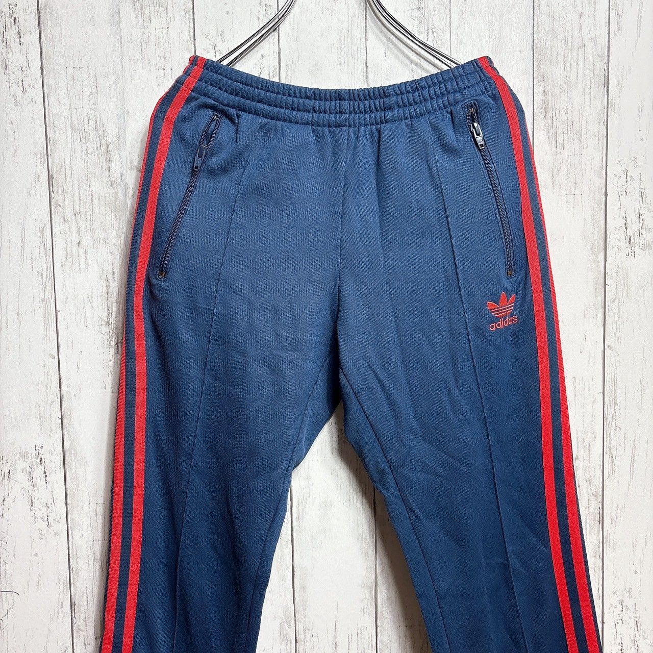 アディダス トラックパンツ ヨーロッパ トレフォイルロゴ 3ライン ネイビー adidas アディダス トラックパンツ EUROPA ネイビー 95 スリー