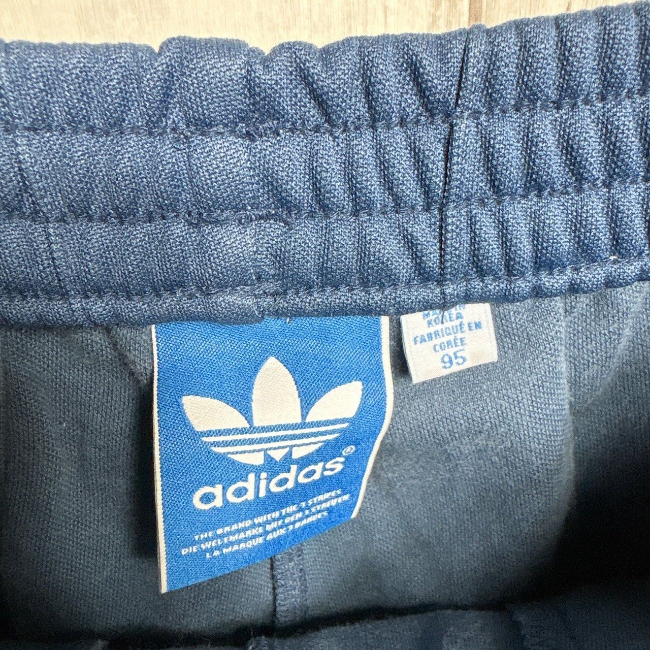 adidas アディダス トラックパンツ EUROPA ネイビー 95 スリー