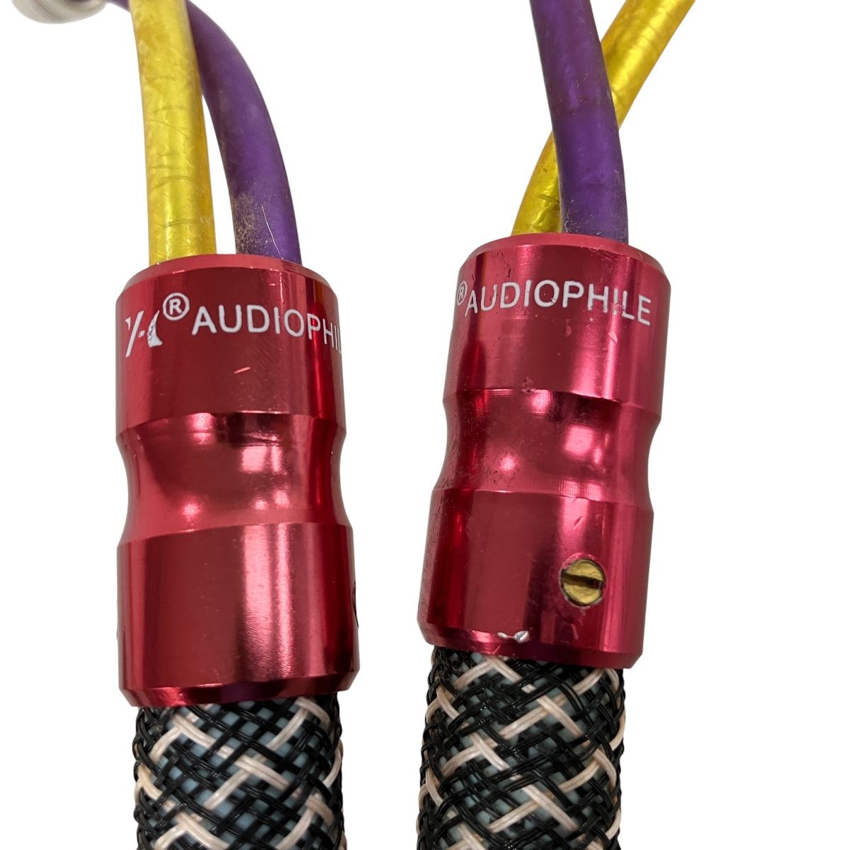 AUDIOPHILE ケーブル径16mm 太 RCAケーブル 約1.4m ペア Y10563431