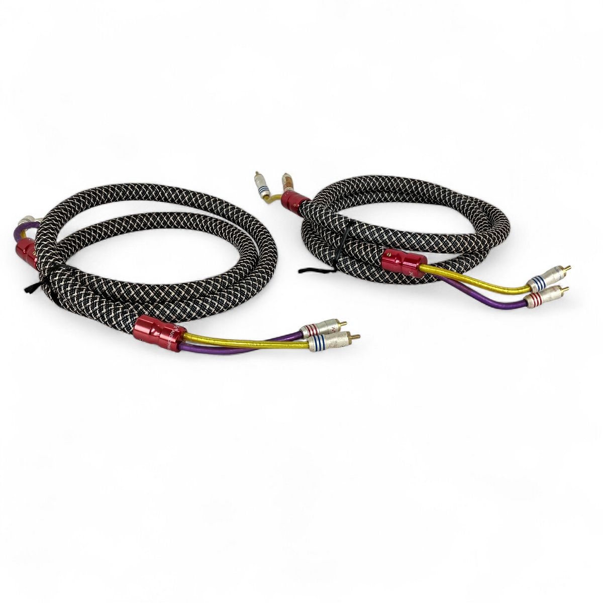 AUDIOPHILE ケーブル径16mm 太 RCAケーブル 約1.4m ペア Y10563431