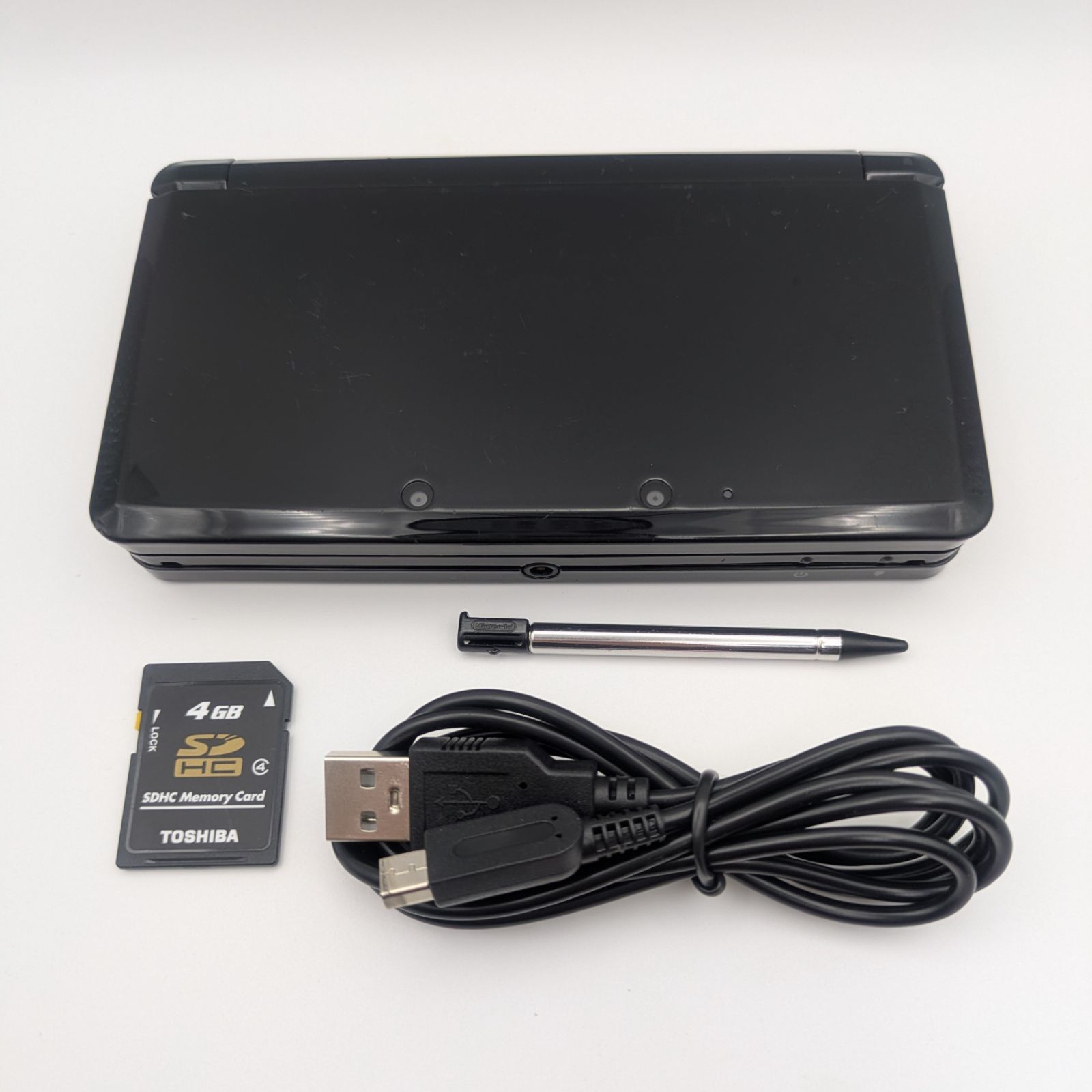 動作品 Nintendo 3DS クリアブラック あり