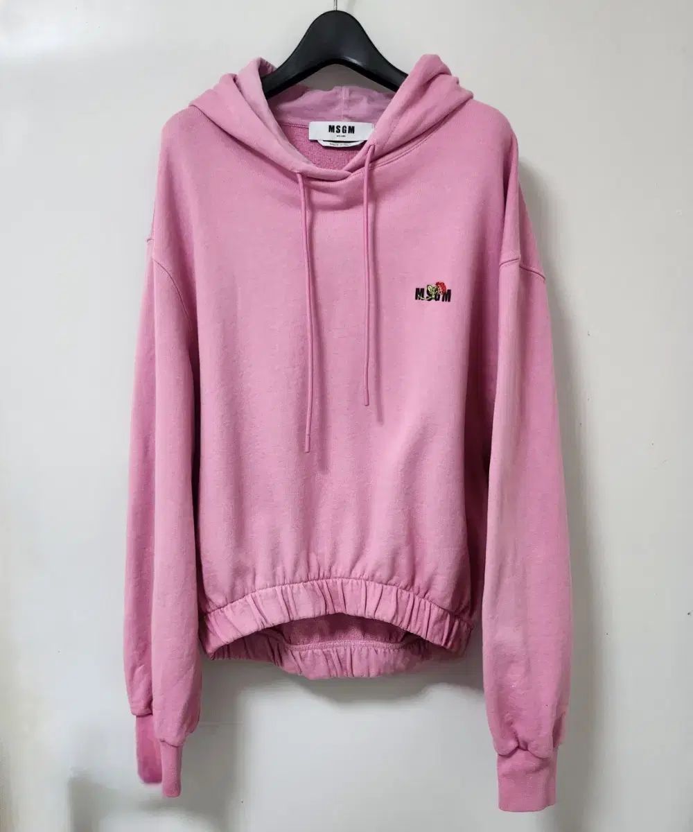 MSGM セミクロップド フードTシャツ