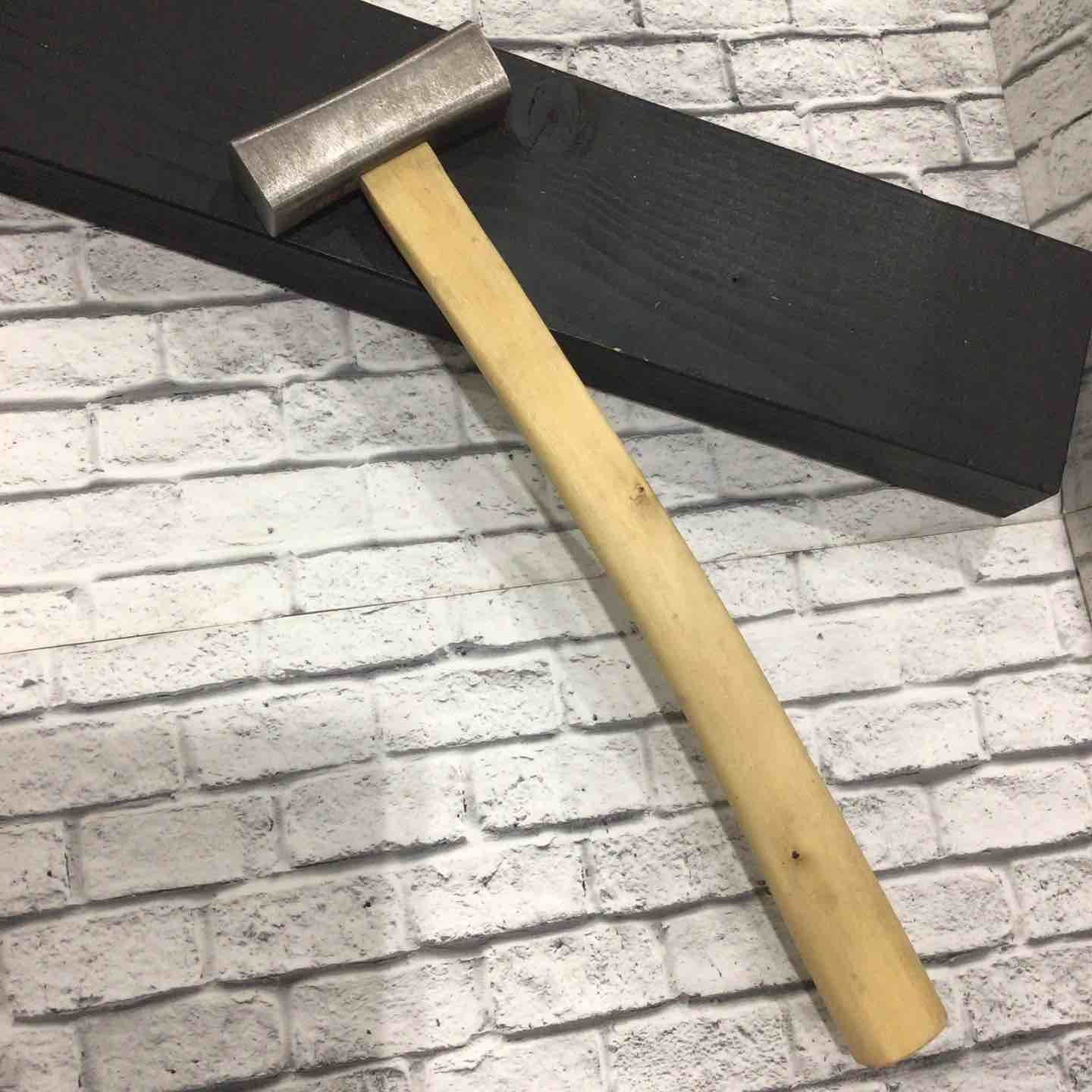 喜一郎 鋼付き四角玄能 80匁 やすり仕上げ グミ柄 川口店