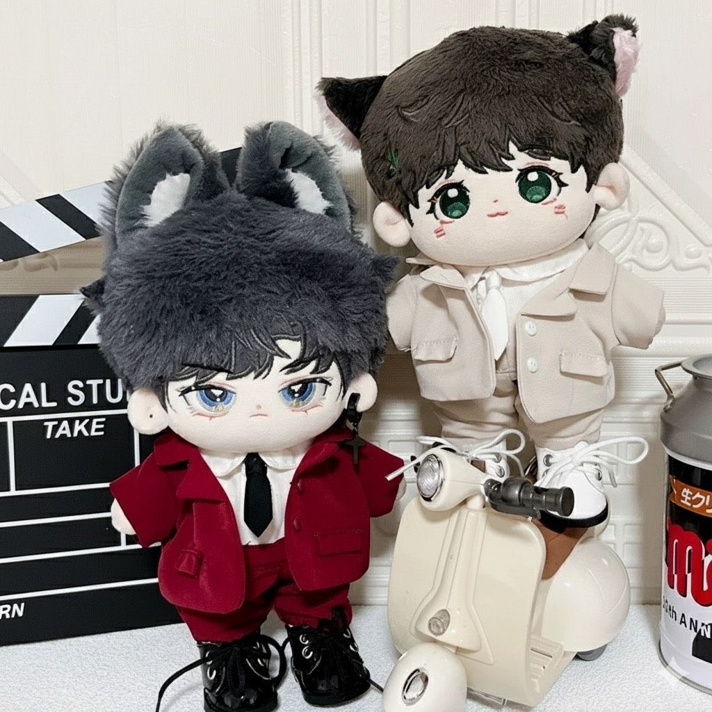 20cm】シンプルデザインのスーツセット 着ぐるみ ぬいぐるみ用 全身