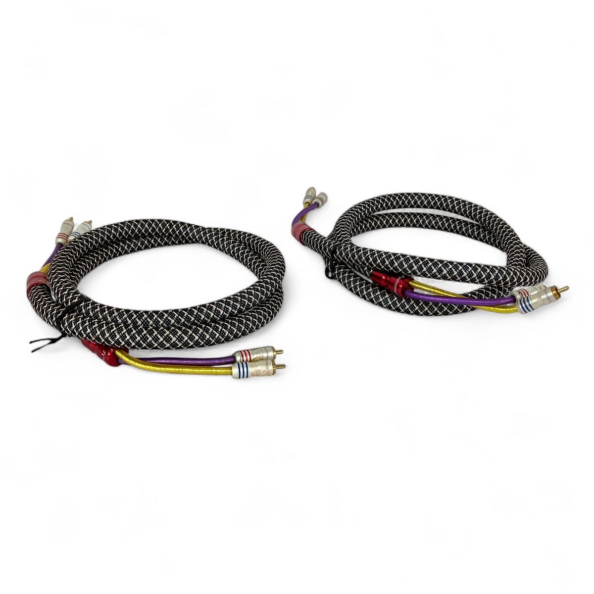 AUDIOPHILE ケーブル径16mm 太 RCAケーブル 約1.4m ペア Y10563430