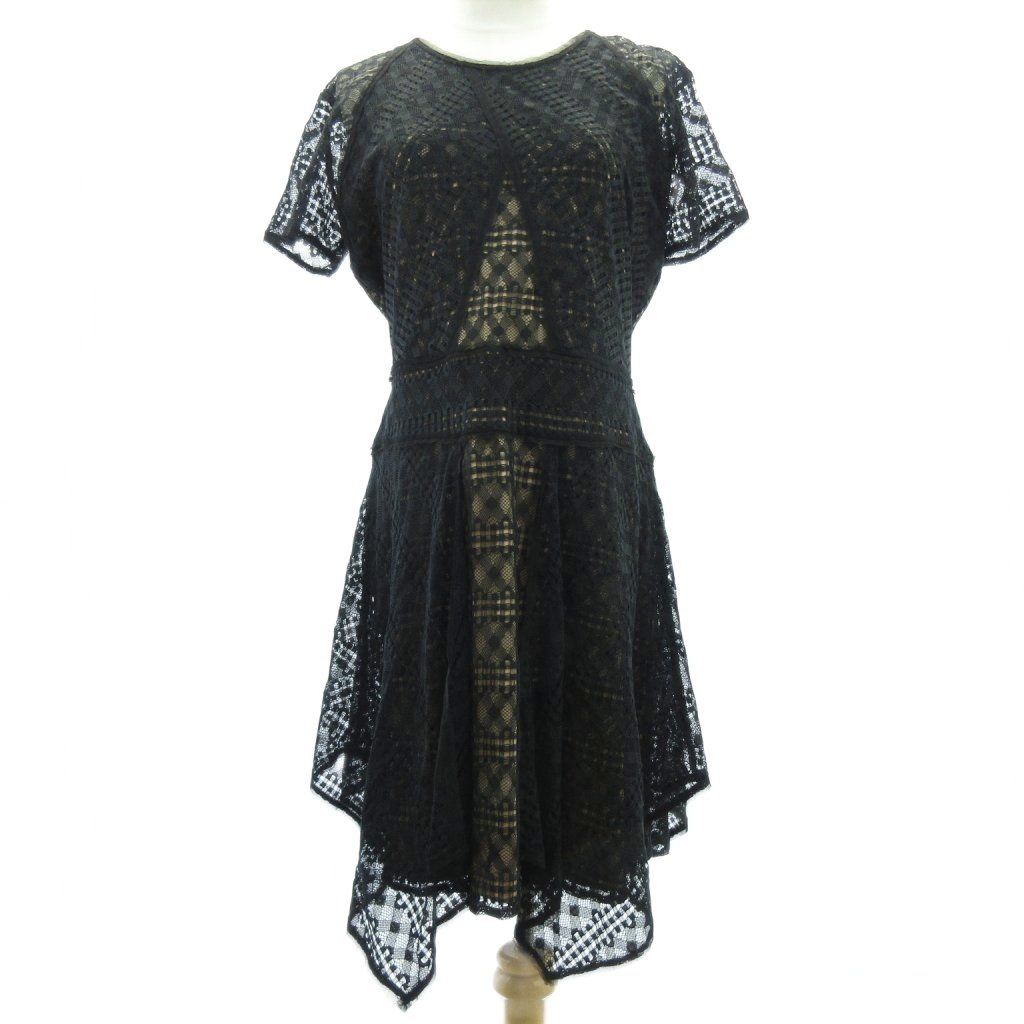 ビーシービージーマックスアズリア BCBGMAXAZRIA 美品 カットワーク