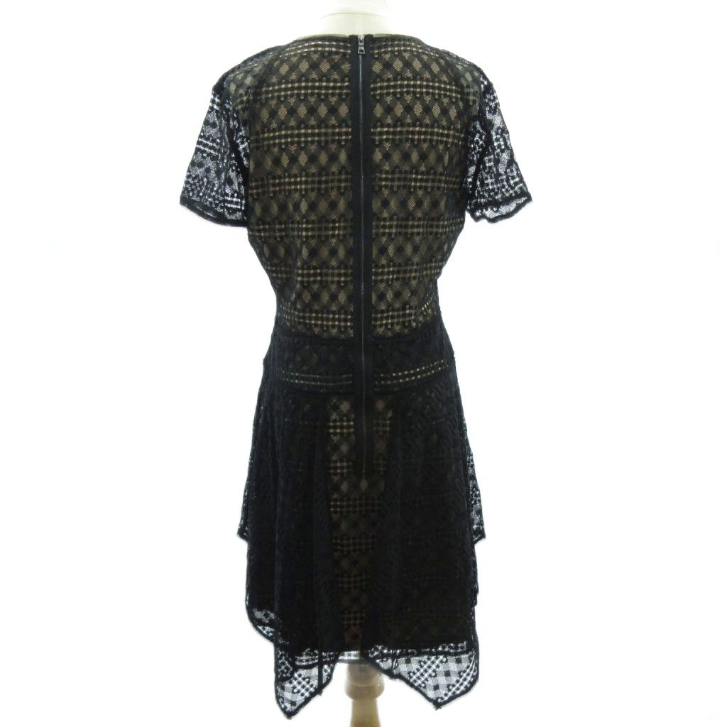 ビーシービージーマックスアズリア BCBGMAXAZRIA 美品 カットワーク