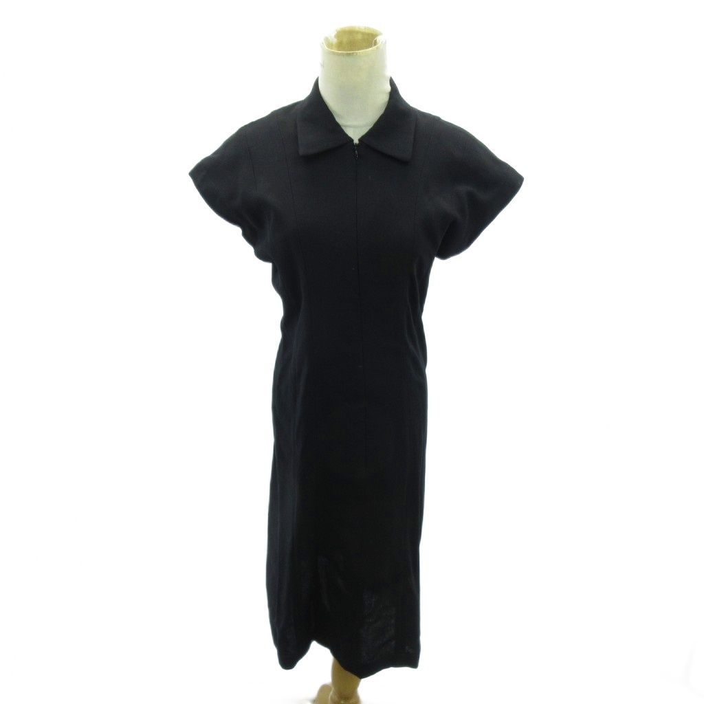 トリココムデギャルソン tricot COMME des GARCONS ヴィンテージ AD1995 ワンピース ウール ノースリーブ ロング丈 黒 ブラック 1108
