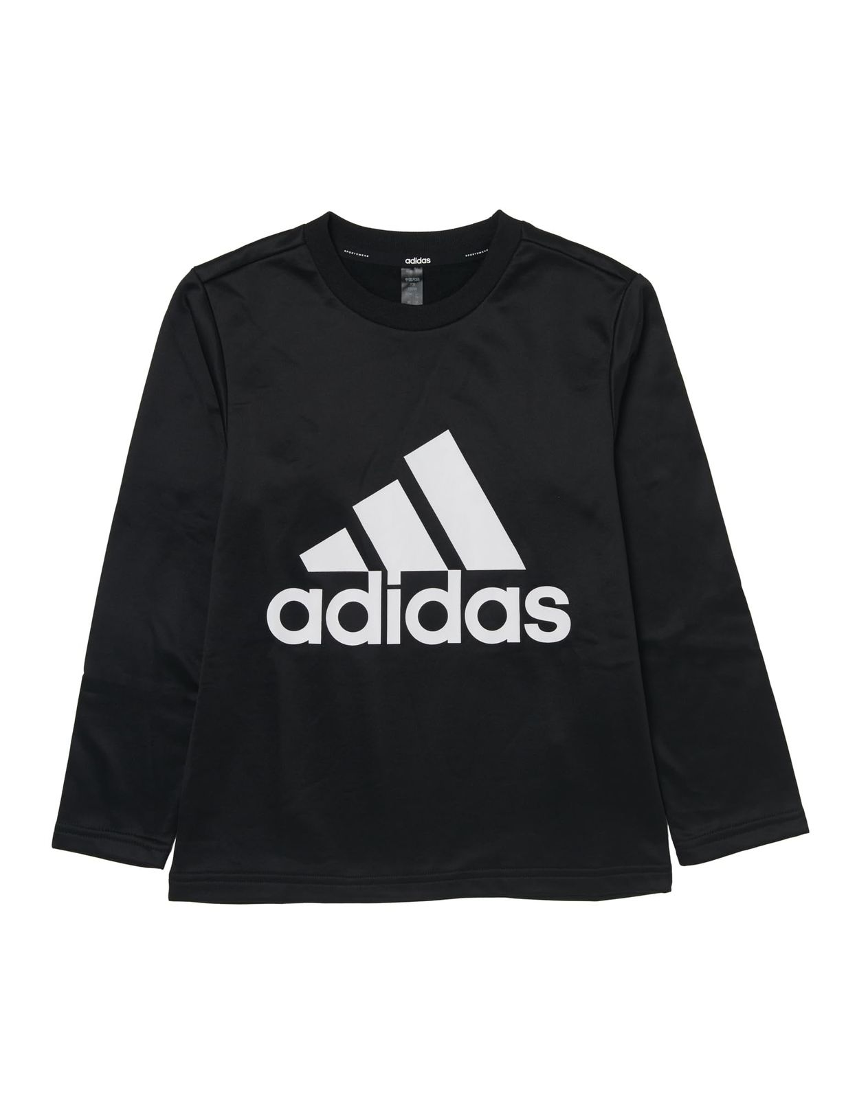【大得価，正規品】 [アディダス] 長袖 Tシャツ エアロレディ レギュラーフィット ウォーム シングルジャージー 長袖Tシャツ キッズ KPX85 ブラック(JP4891) J140 [ブラック(JP4891)] [Free Size] タンクトップ・ノースリーブトップス