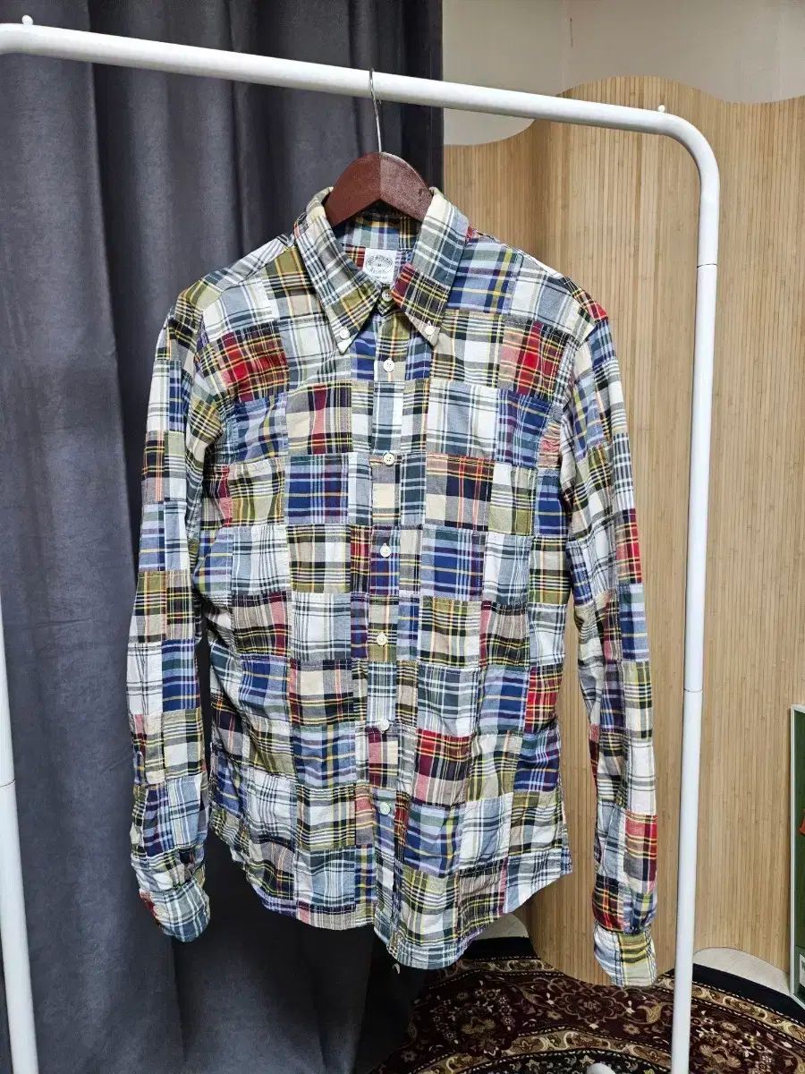 ブルックス ブラザーズ マドラスチェック シャツ リージェントフィット m