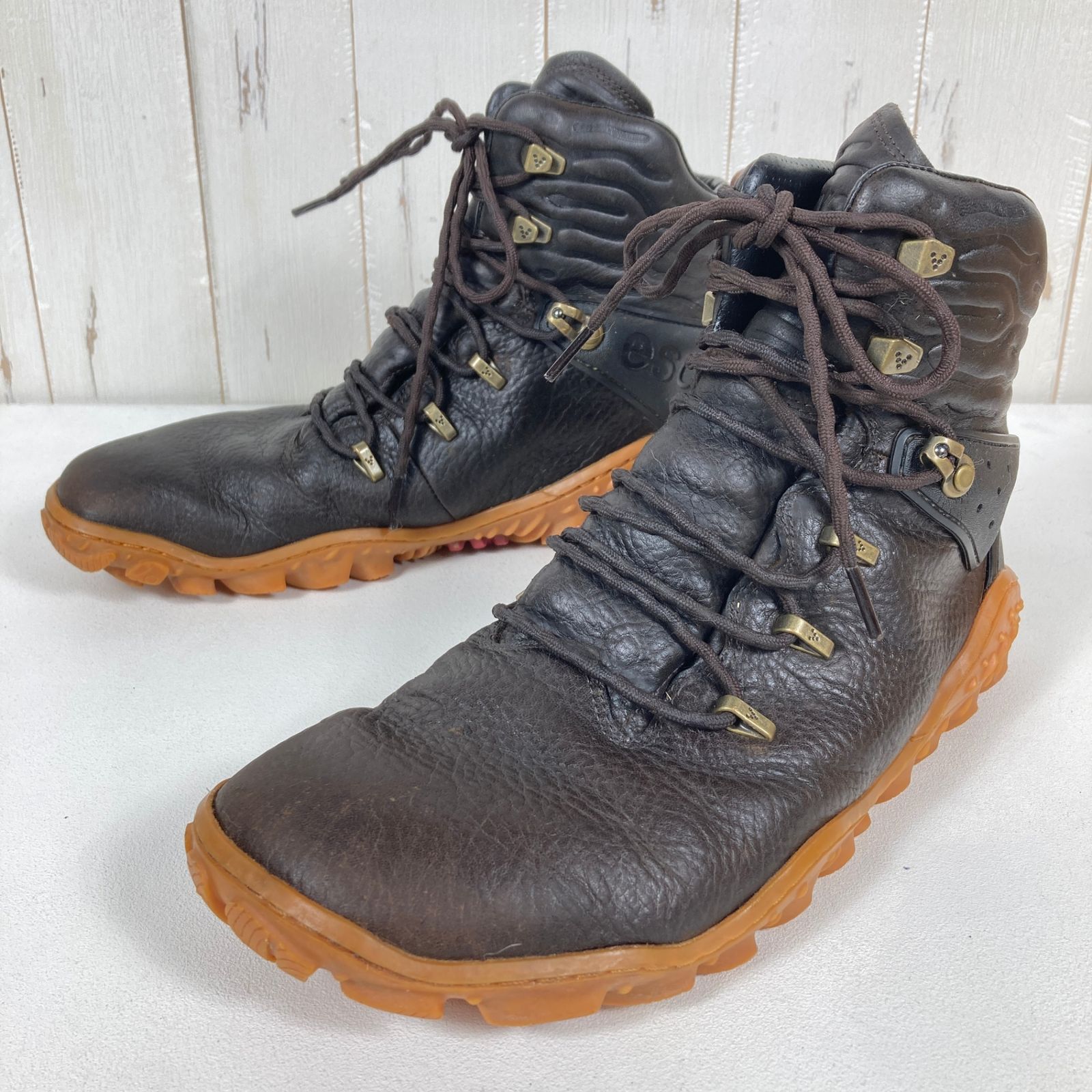 Men s 24.7cm ブラウン系 Vivobarefoot ビボベアフット トラッカーフォレスト ESC TRACKER FOREST ESC フットウェア トレッキングブーツ z00054401 トレッキングブーツ フットウェア